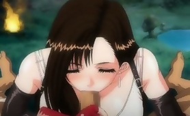 Tifa Lockheart - Anime Blowjob